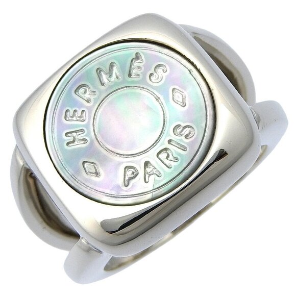HERMES Silver Ring - Picture 1 of 6